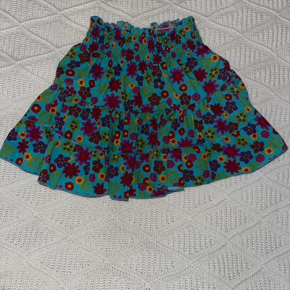 Vintage Floral Multicolor Skirt